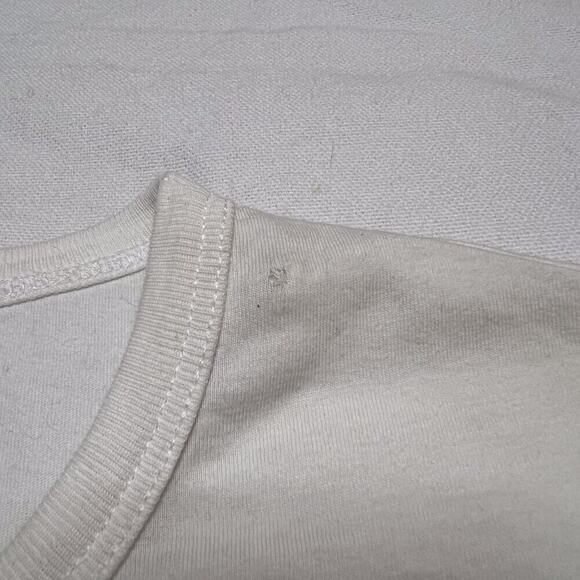 See by Chloe Banana Graphic Print T-Shirt White Yellow Women's 6 Vintage Y2K - Picture 11 of 15